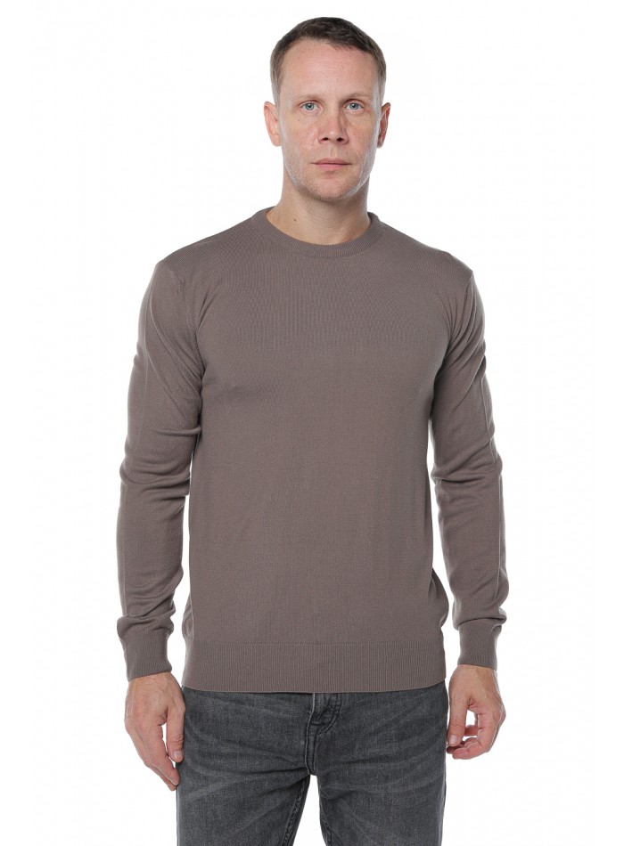 Pulover barbatesc ,Cashmere, Giovane Ricco, cu lana merinos si casmir, Bej